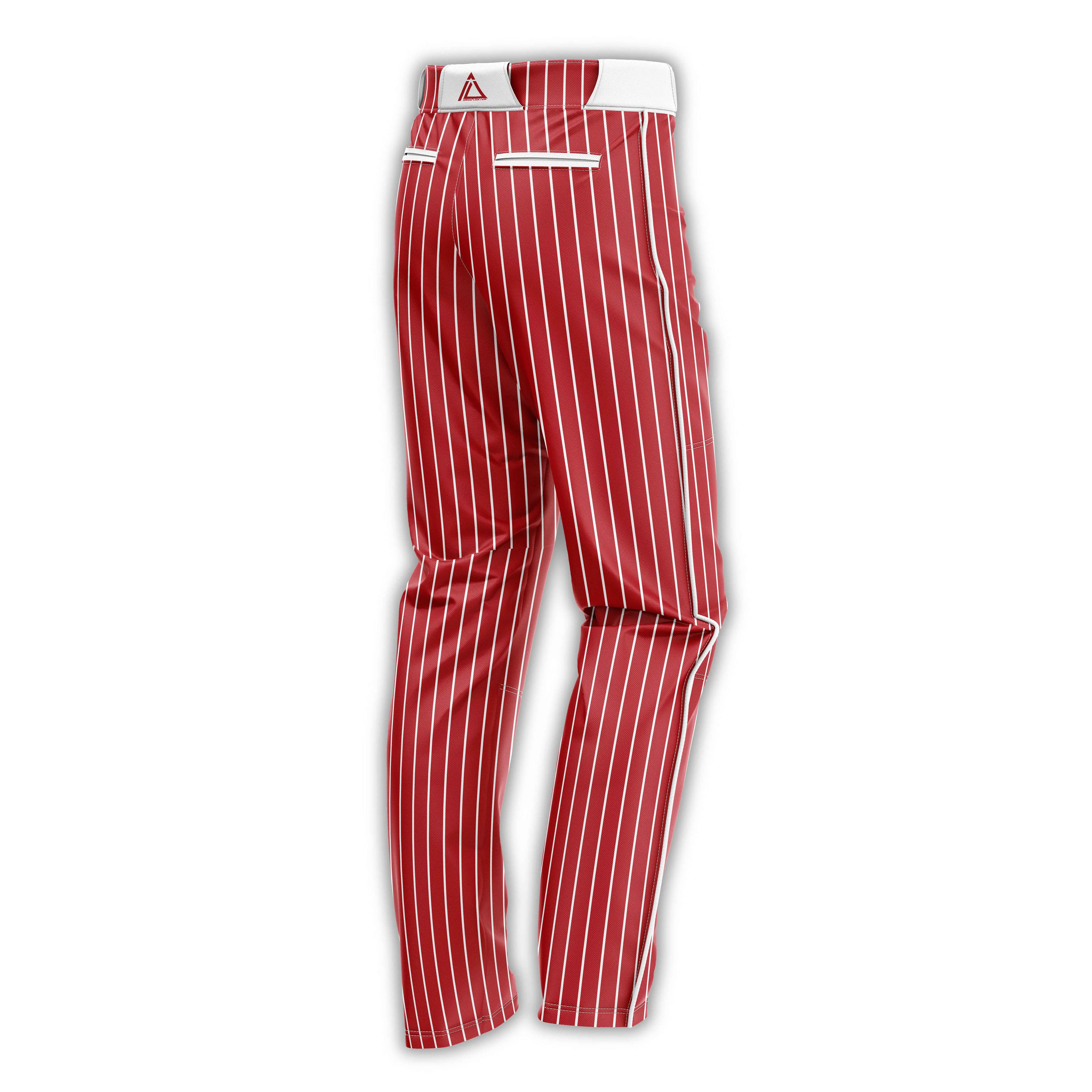 Stripes Affordable Baseball Pants with Elastic Waistband for a Comfortable Fit