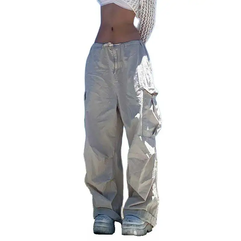 

Autumn women's 2022 Street basic pocket casual overalls