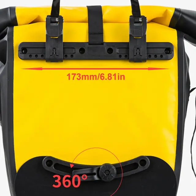 Tioheam Boucle De Sacoche Latérale Pour Vélo | Boucle à Crochet Pour Sac Latéral De Vélo Portable - Boucle Latérale De Vélo Universelle Boucle De Bagage Boucle De Sac De Vélo équipement