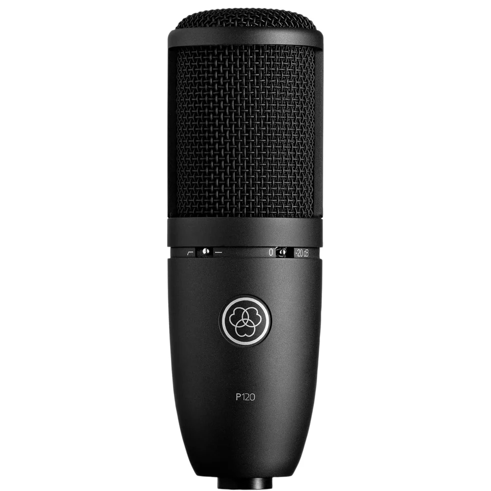 P120 Professional Wired Condenser Microphone, for Vocal Recording Studio Streaming Media Home Studio Live Voice Broadcasting