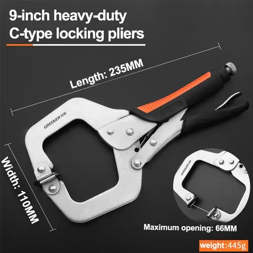 GREENERY Greener Strong Pliers Clamp Multi-functional Manual Universal Industrial-grade Pressure Wire Cutters Fixed Tool Plus - Image 9