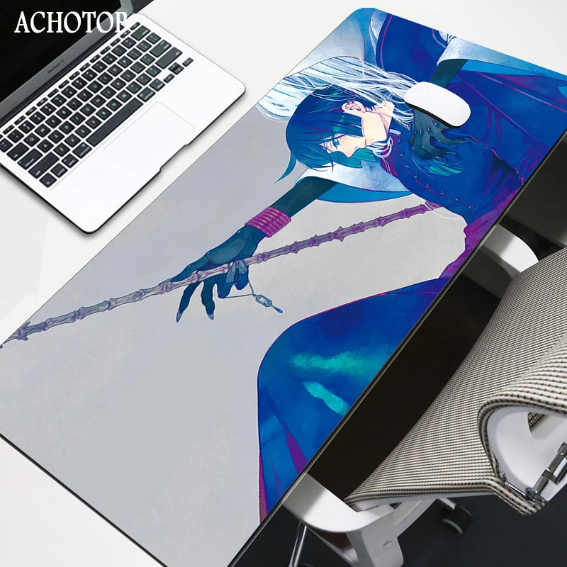 

90x40cm Anime The Case Study Of Vanitas Mouse Pad HD Print Computer Gamer Locking Edge Mousepad Rug XXL Keyboard PC Table Mats