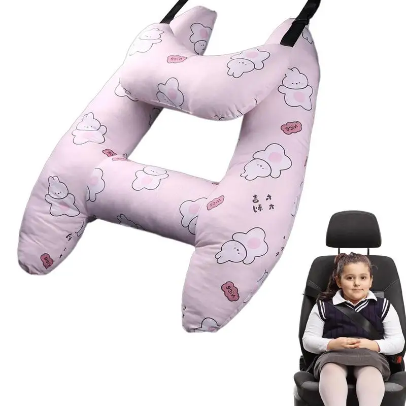 

Soft H-Shape Kid Car Sleeping Head Support Baby Toddler Travel Pillows Car Seat Safety Neck Pillow Car Seat Support Car Travel