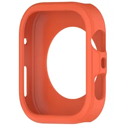 Silicone Shockproof Protective Bumper Case - Soft Shell Cover for Huawei fit 5pro - 4pro (Red tea orange)
