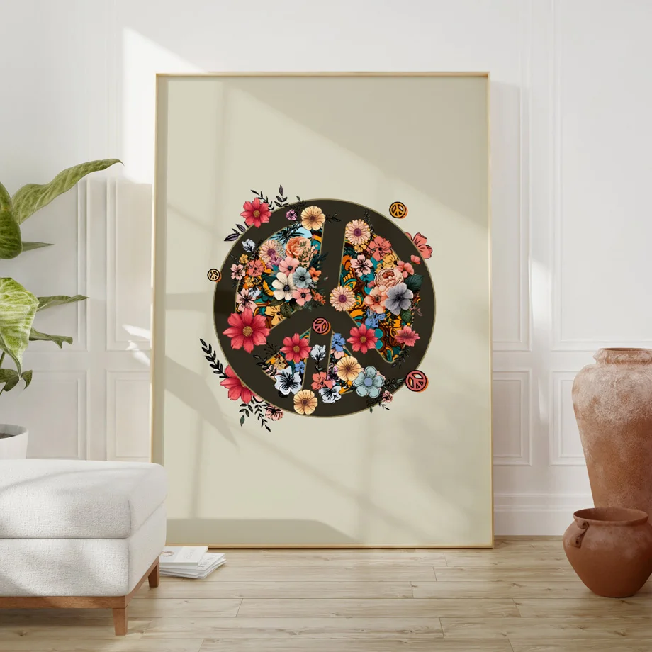 Retro Colorful Moth Camera Flower Posters And Prints Aesthetics Canvas Painting Bedroom Wall Art Living Room Home Decoration
