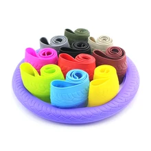 

Car Elastic Steering Wheel Cover Silicone Anti Slip Durable for O-style Steering Wheels with Outer Diameter of 34 35 36 37 38 Cm