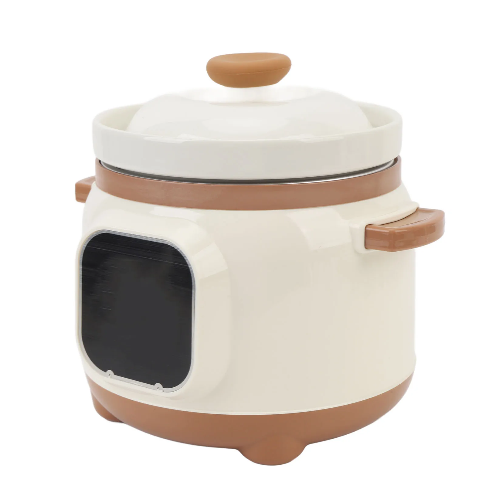 1.8L Electric Ceramic Stew Pot Full Automatic 24H Reservation 235W Multipurpose Stewing Cooker Ceramic Stew Cooker for Kitchen 3