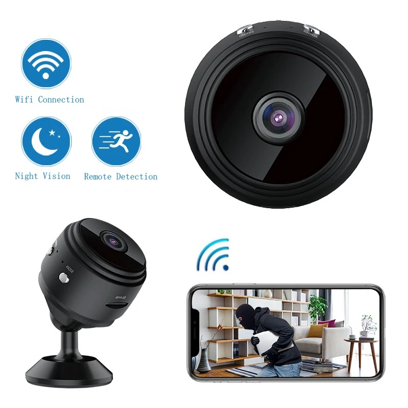 2K HD Night Vision Mini Camera Wireless WiFi Camera Household Camcorder  Home Security Protection Surveillance Remote Monitor - AliExpress