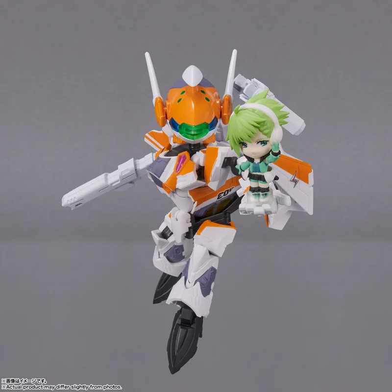 

Anime Bandai Macross Delta Action Figures Tiny Session Vf-31c Makina Nakajima Collection Model Action Figure Model Toys