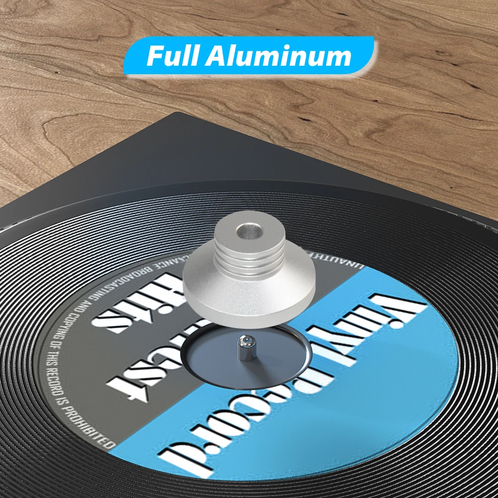 45 RPM Turntable Adapter Aluminum 7 inch EP Record Turntable Phonograph Vinyl Record Center Adapter, turntable adapter,audio adapter