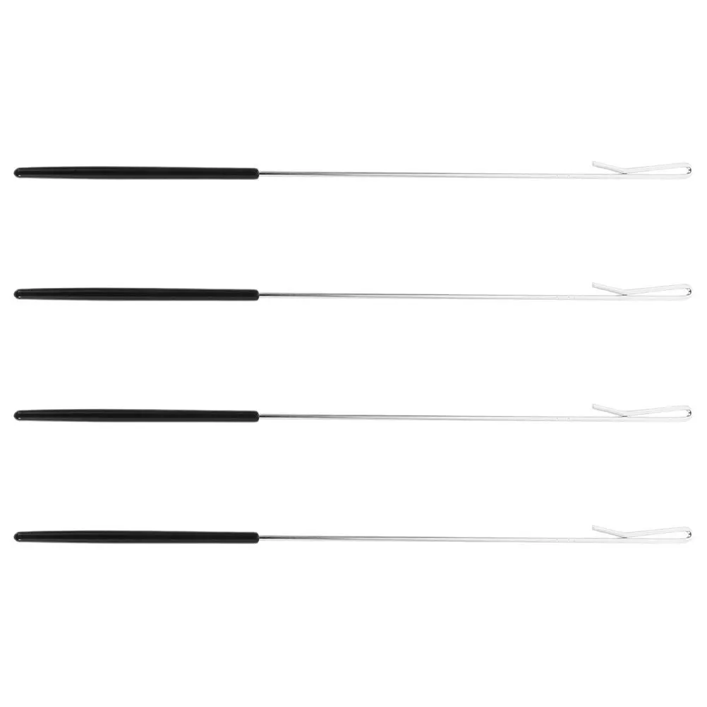 4개의 손인형 제어봉, 금속 조절식 인형 팔 움직임 도구, 인형극 공연 및 가족 손가락 상호작용용