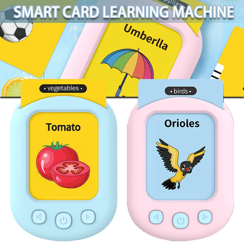 

Talking Flash Card Smart Cards Learning Machine Early Educational Toy For Toddlers Kids Preschool 224 Words Learning Toys