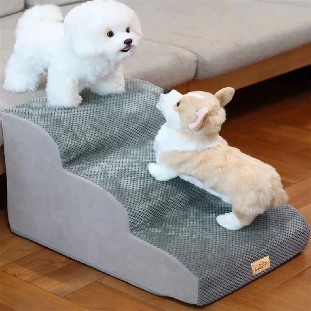 High Density Foam Pet Dog Stairs for Couch Bed