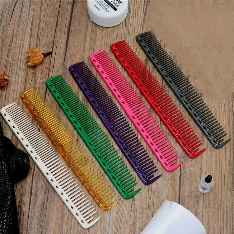 Hairdressing Comb For Barbers Haircut Combs Salon Hairstylist Hair Cutting Comb Hairbrush Barber Shop Hair Trimming Tools Y0508 6