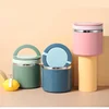 630/1000ML Food Thermal Jar Insulated Soup Cup Stainless Steel Vacuum Cup Lunch Box With Handle Portable Sealed Bento Box 4