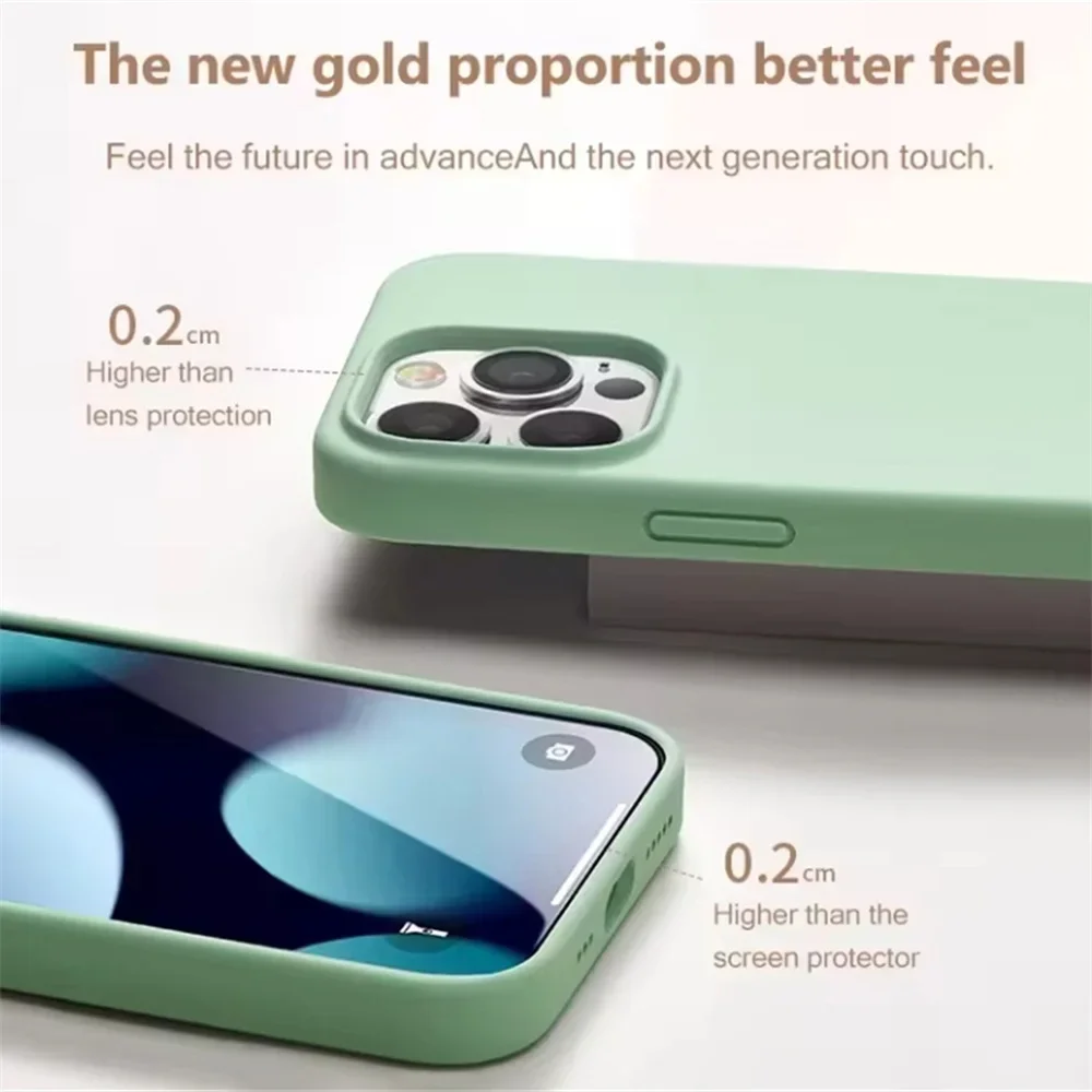 6 Handyhüllen für iPhone 15, 16 Pro Max und 14 Plus – Neue stoßfeste Schutzhüllen aus flüssigem Silikon_voghion.com