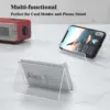 Transparent Card Display Stand Acrylic Business Card Storage Office Supplies Desktop Business Card Holder Storage Note Holder 4