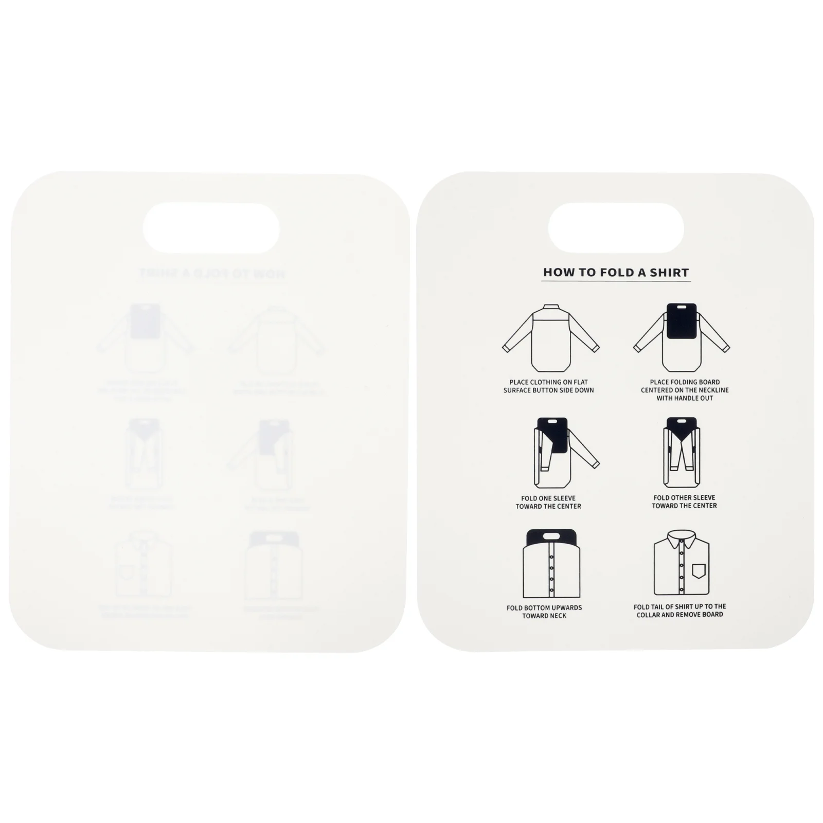 

Shirt Folding Board T Shirts Clothes Folder Durable Plastic Shirt Packing Cardboard Clothes Folding Tool Garment Inside