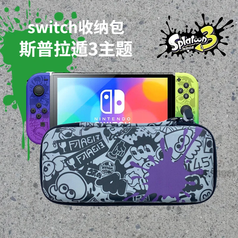 Estojo de Transporte Eva para Nintendo Switch Estojo Protetor Bolsa de Armazenamento Capa para Interruptor Oled Console Viagem Portátil Splatoon 3 - Image 5