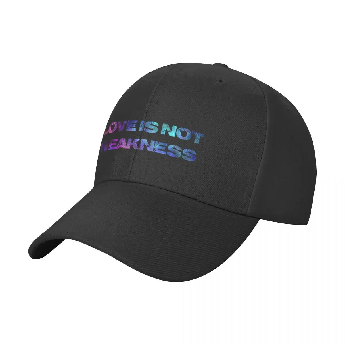

Love is Not Weakness - Rainbow B Baseball Cap Hat Baseball Cap Sports Cap Uv Protection Solar Hat Men's Caps Women's