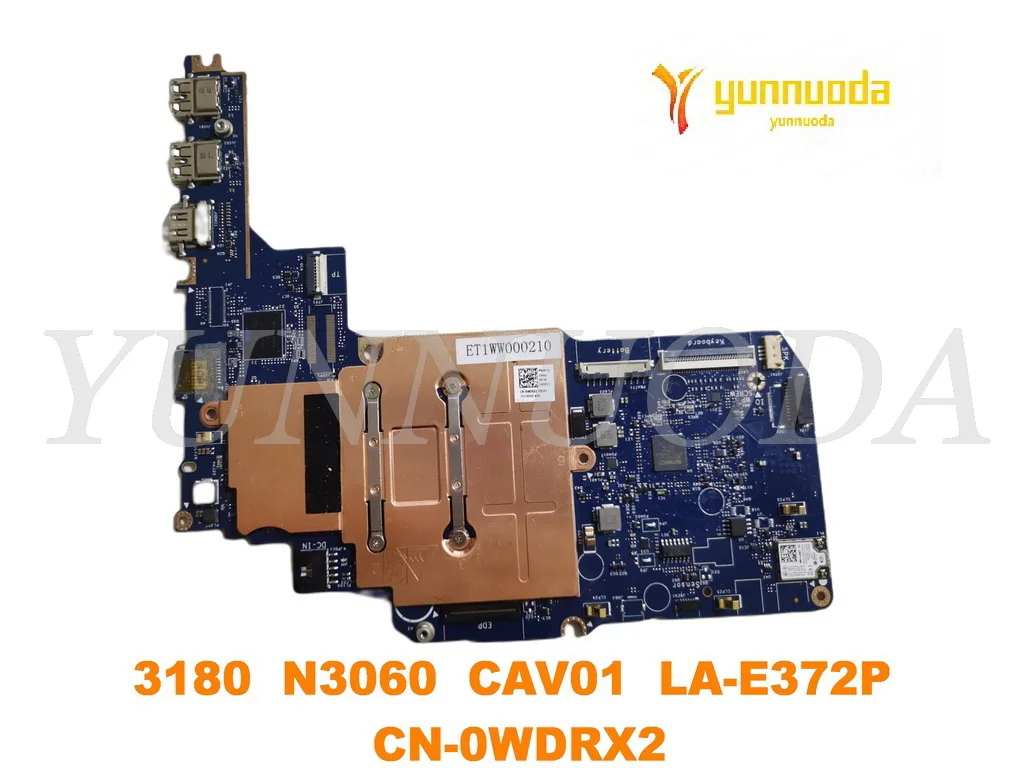 

Оригинальная материнская плата для ноутбука DELL Inspiron 3180 3180 дюйма, CAV01 LA-E372P, протестированная, хорошая, бесплатная доставка