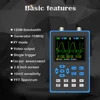 DSO2512G 120M Bandwidth 500MSa/s 2 In 1 Dual Channel Oscilloscope 10mV Minimum Vertical Sensitivity FFT Spectrum Analysis 6
