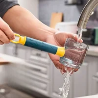 Kitchen Gadget Stainless Steel Single Head Peeler Vegetable and Fruit Long Handle Creative Peeler with Storage Vegetable Chopper 1