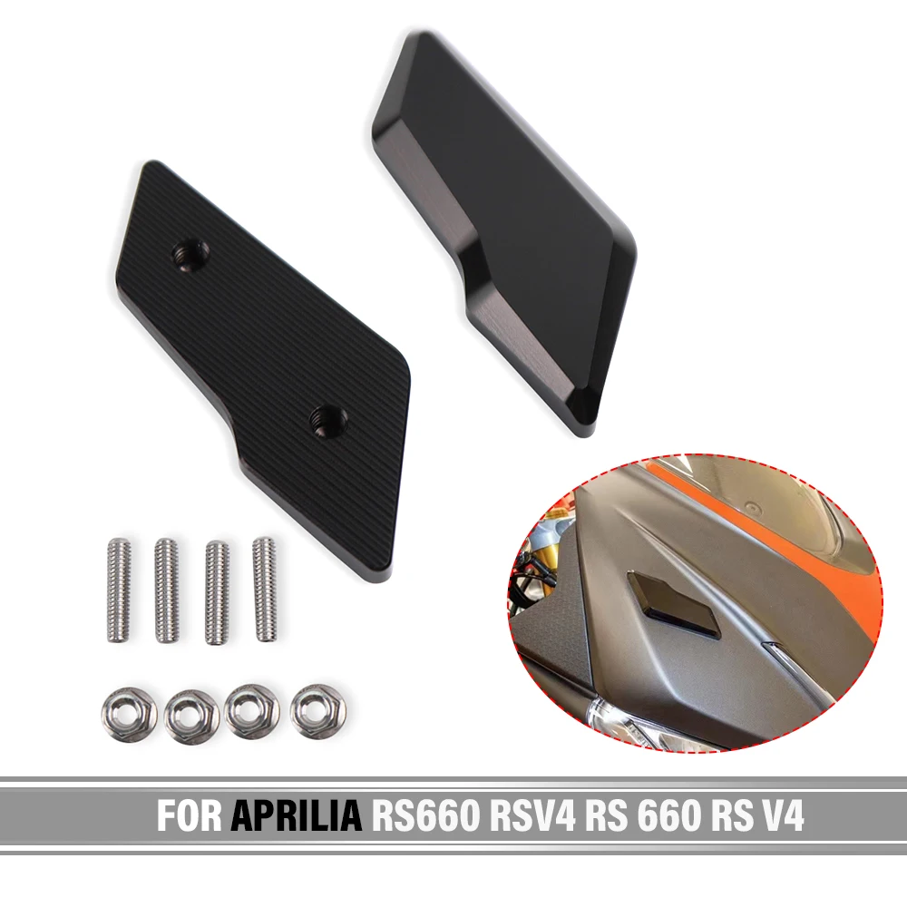 

Новая крышка для отверстия для зеркала заднего вида для Aprilia RS660 RSV4 RS 660 RS V4 Крышка для устранителя ветрового стекла мотоцикла