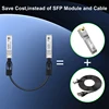 GoodTop 10Gb SFP+ DAC Twinax Cable(0.25m),10G Direct Attach Copper Passive,Compatible with Cisco,MikroTik,Netgear,HORACO Switch 3