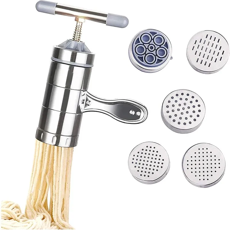 Noodle Press Household Manual Noodle Maker Stainless Steel Fresh Pasta Machine Small Noodle Press Pasta Roller Machine Kitchen Tools