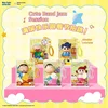 Crayon Shin Chan Performance Show Building Blocks Blind Box Keychain Areax Kid Fan Christmas Gift Portable Hangable Bag Ornament