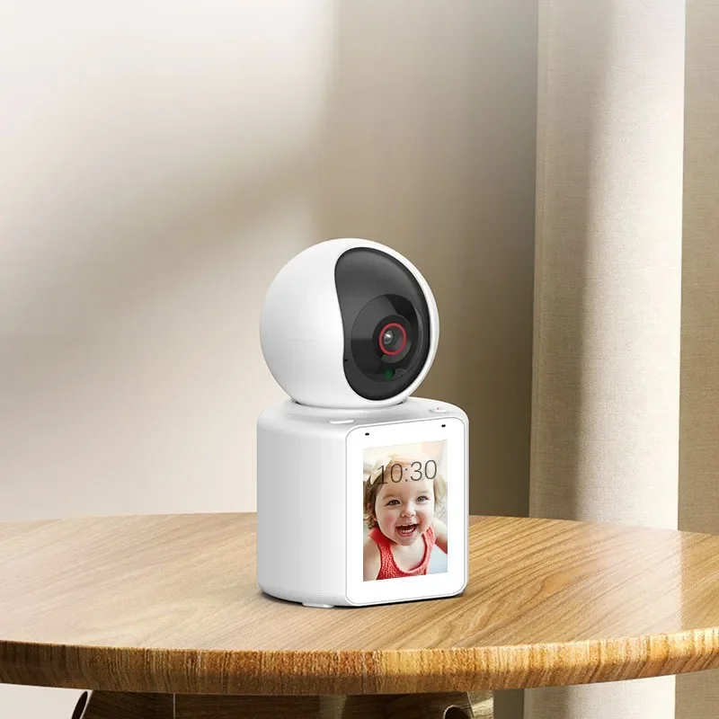 ESCAM 화상 통화 스마트 와이파이 카메라, 2.8 인치 IPS 스크린, FHD 1080P IP 캠, 양방향 대화 무선 PTZ 카메라, 신제품