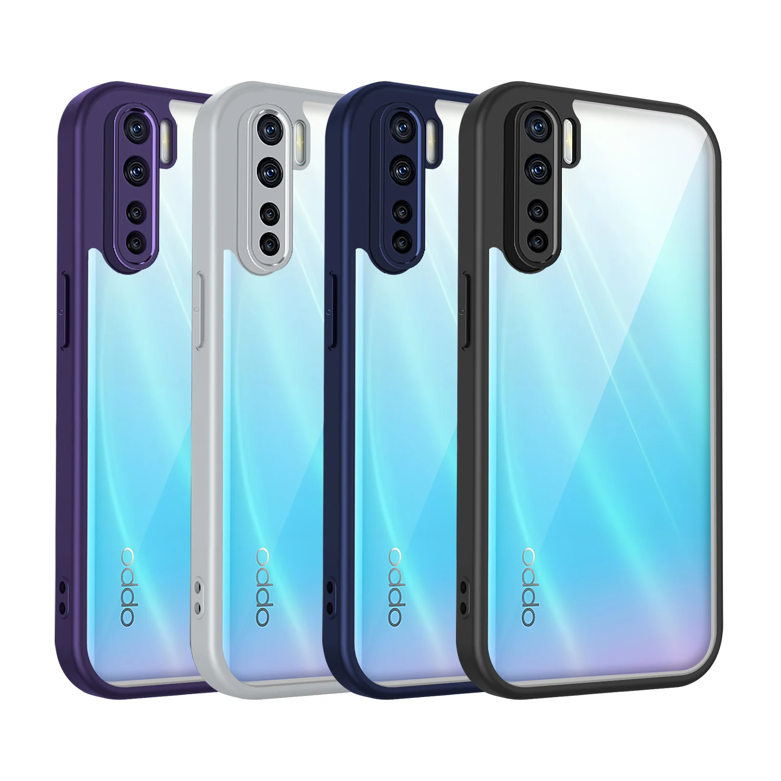 Frosted Skin Feel Protective Phone Case with Camera Lens Protection