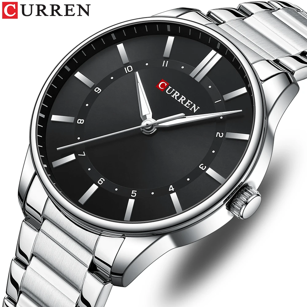 

CURREN reloj hombre Watches Mens Minimalist Fashion Ultra-thin Watch Simple Men Business Quartz Wristwatch relogio masculino