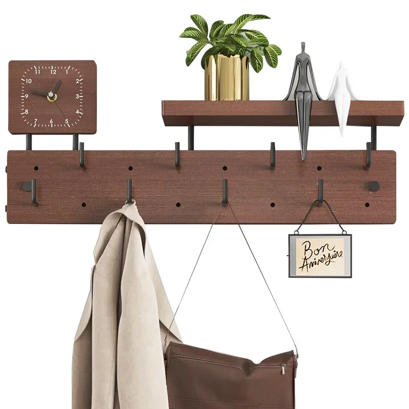 Clothes Hangers Wall Mounted Entrance Hall Space Saving Hat Bedroom Clothing Storage Backpack Coat Scarf Organizers Hanger Hooks