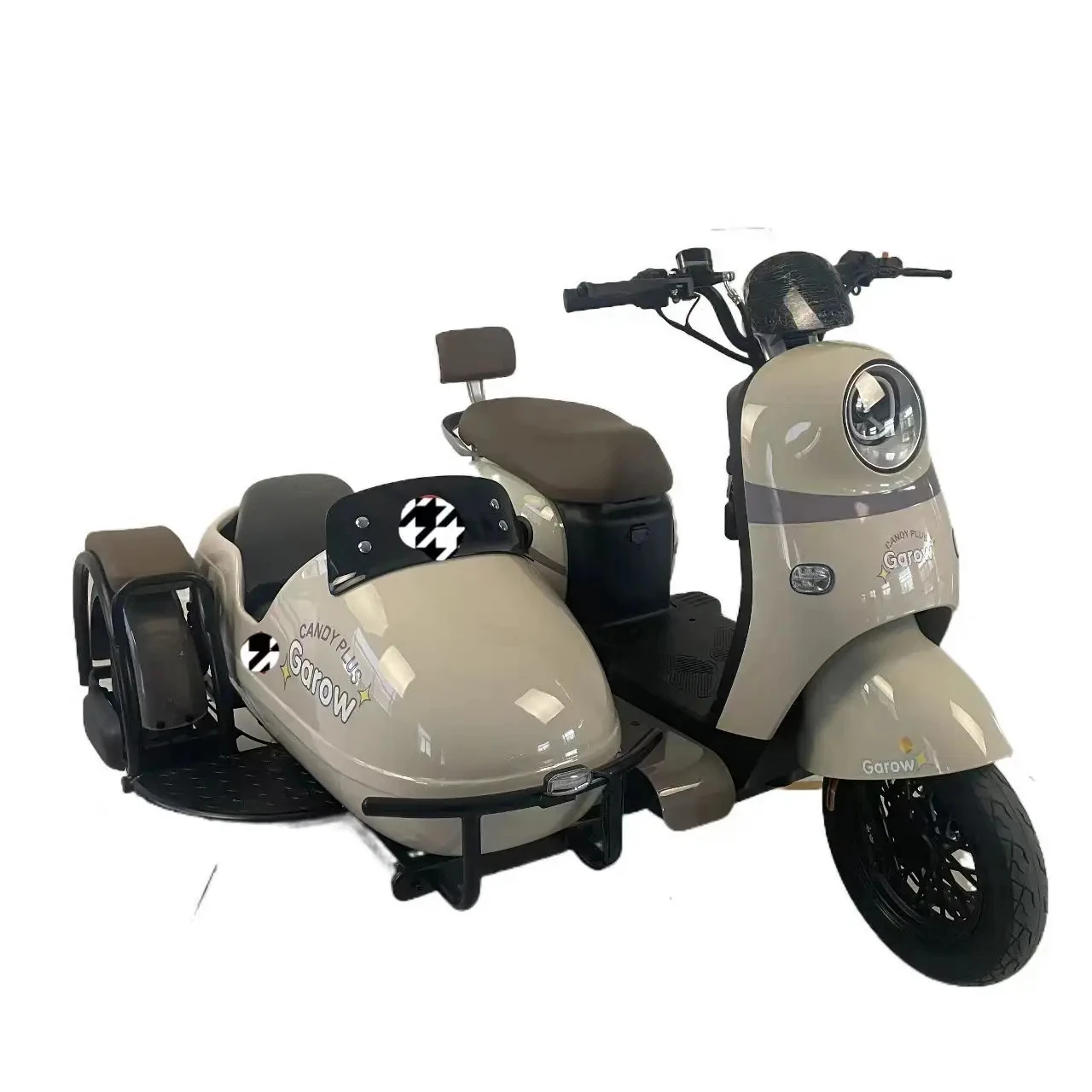 Factory Customizable 72V20AH Electric Straddlt Tricycle Scooter Lithium Battery Powered Steel Frame Adult