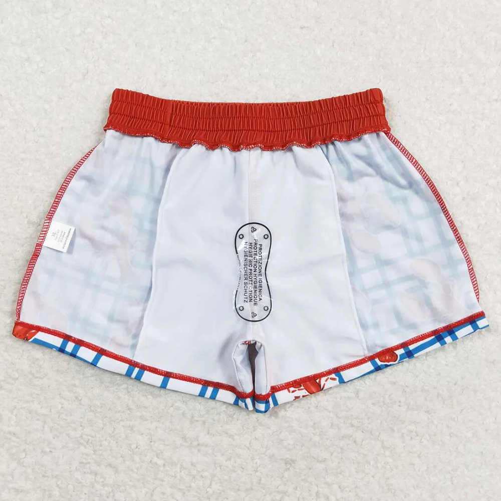 Boys Swim Trunks Baby Boys Summer Crawfish Plaid Trunks Swimsuits