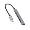 Type-C To 4 Usb Hub Expander Ultra-Thin Mini Portable 4-Port Usb 3.0 Hub Usb Power Interface For Mac-Book Laptop Tablet Comput 4