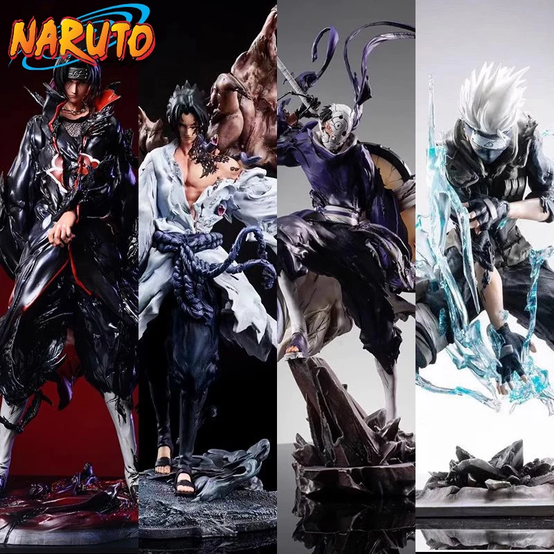 

New 34cm Naruto Uchiha Obito Anime Figure Ninja Action Figurine Pvc Statue Model Doll Room Decoration Collection Ornament Gift