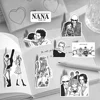 10/30/65PCS Japanese Anime NANA Stickers Black White Decals Cartoon Decoration Suitcase Laptop Phone Stationery Manga Sticker 5