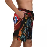Swimwear Classic Gothic Skull 3D Gym Shorts Summer Hip-Hop Y2K Fun Board Short Pants Male Sports Fitness Breathable Beach Trunks 2