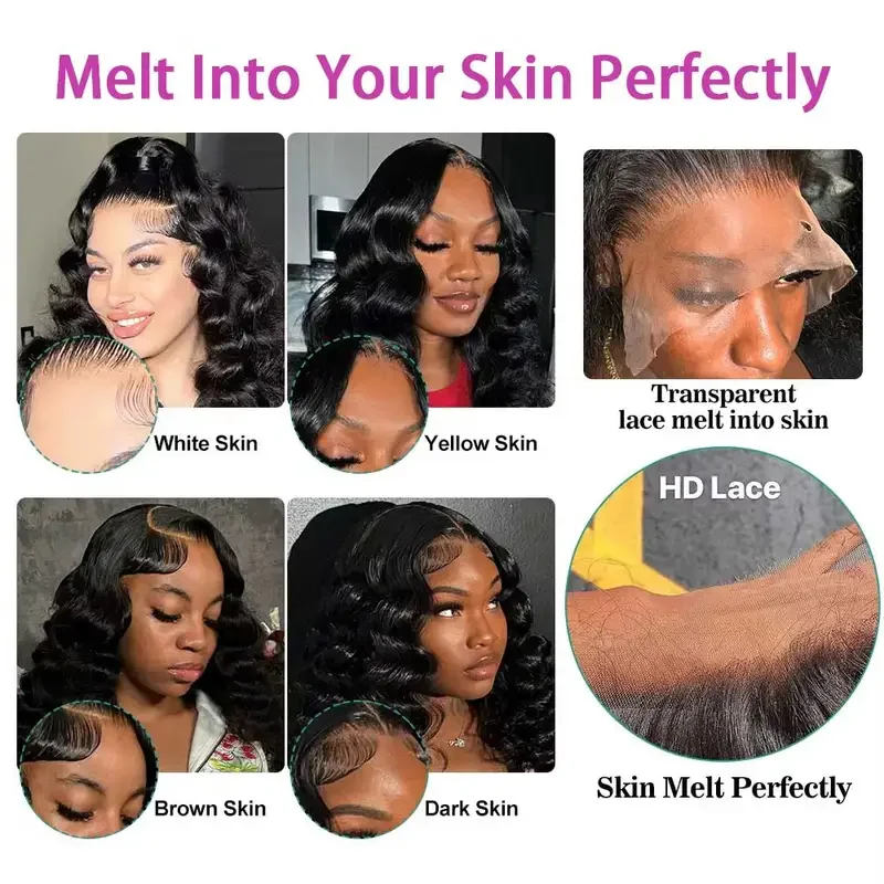 40 42 Inch Glueless Wig Loose Deep Wave Frontal Human Hair Wigs Wear and Go 13x4 13x6 HD Deep Curly Lace Front Human Hair Wigs