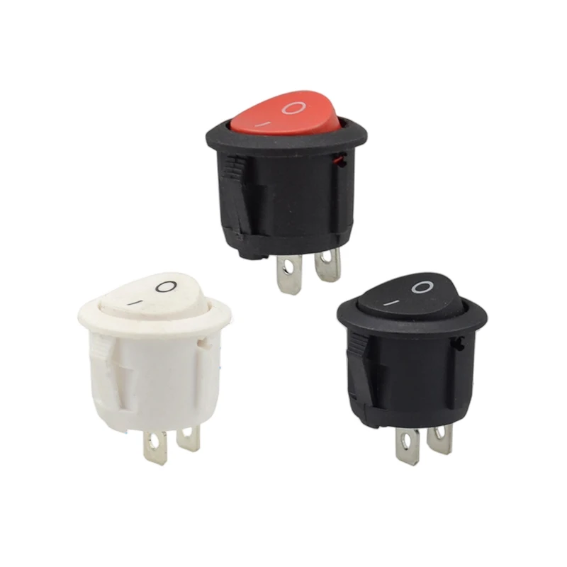 Round Boat Rocker Switch White Rocker Switch White 2 Round Rocker