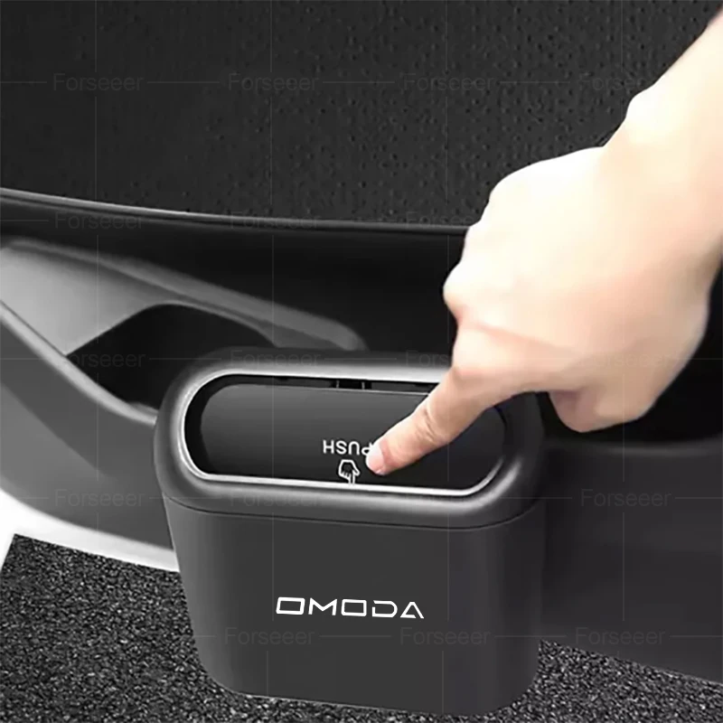 Car Trash Pressing Type Trash Can Car Door Storage Barrel Auto Interior Accessories For Chery Omoda 5 C5 E5 S5/GT