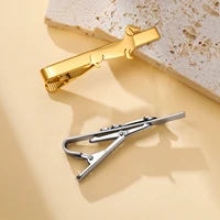 Stainless Steel Cute Dog Tie Clips Fashion Business Wedding Suit Accessories Necktie Clips for Women Men Couple Gifts Jewelry 4