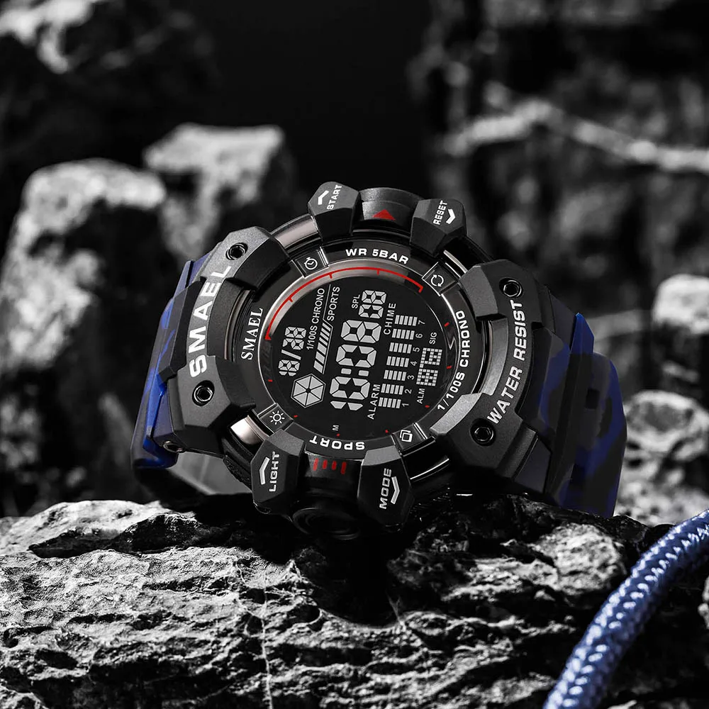 Marca Smael Orologio Militare Smael SMAEL Orologi Sportivi Sveglia - Main Image