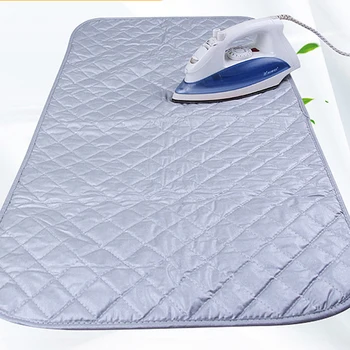 휴대용 테이블 탑 다림질 매트, 세탁 패드, 여행용 의류 보호 보드, 프레스 열 담요, 다리미 보드 대체 커버 상품 이미지