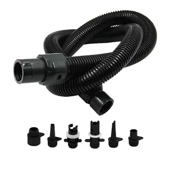 Inflatable Pump Extension Tube Inflatable Pump Air Hose Kit SUPs Inflation Tube With 6 Nozzles For Water Sports Pool Kayak Raft 2