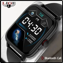 LIGE 2022 nowy inteligentny zegarek dla mężczyzn kobiety 1 69 quot ekran HD w pełni dotykowy opaska monitorująca aktywność fizyczną połączenie Bluetooth inteligentny zegar panie inteligentny zegarek mężczyzn tanie i dobre opinie CN (pochodzenie) Brak Na nadgarstek Zgodna ze wszystkimi 128 MB Krokomierz Rejestrator aktywności fizycznej Rejestrator snu