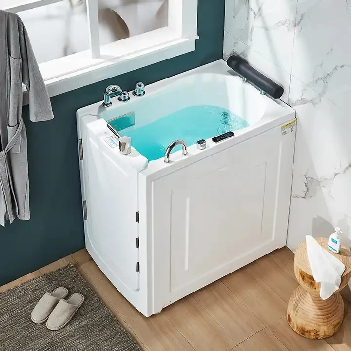 2023 the old people massage large soak tub indoor bathtub spa acrylic 2